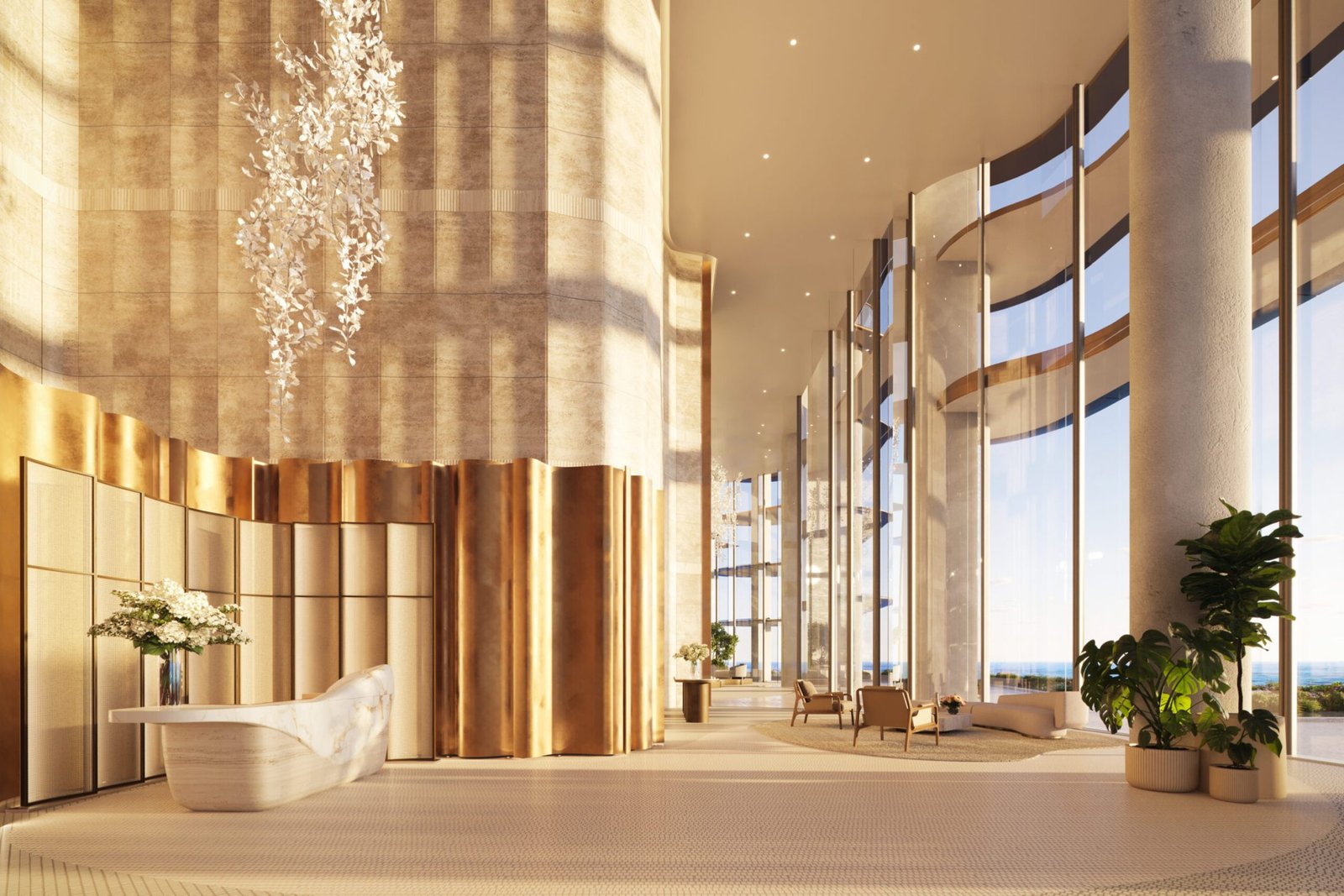 South Tower lobby