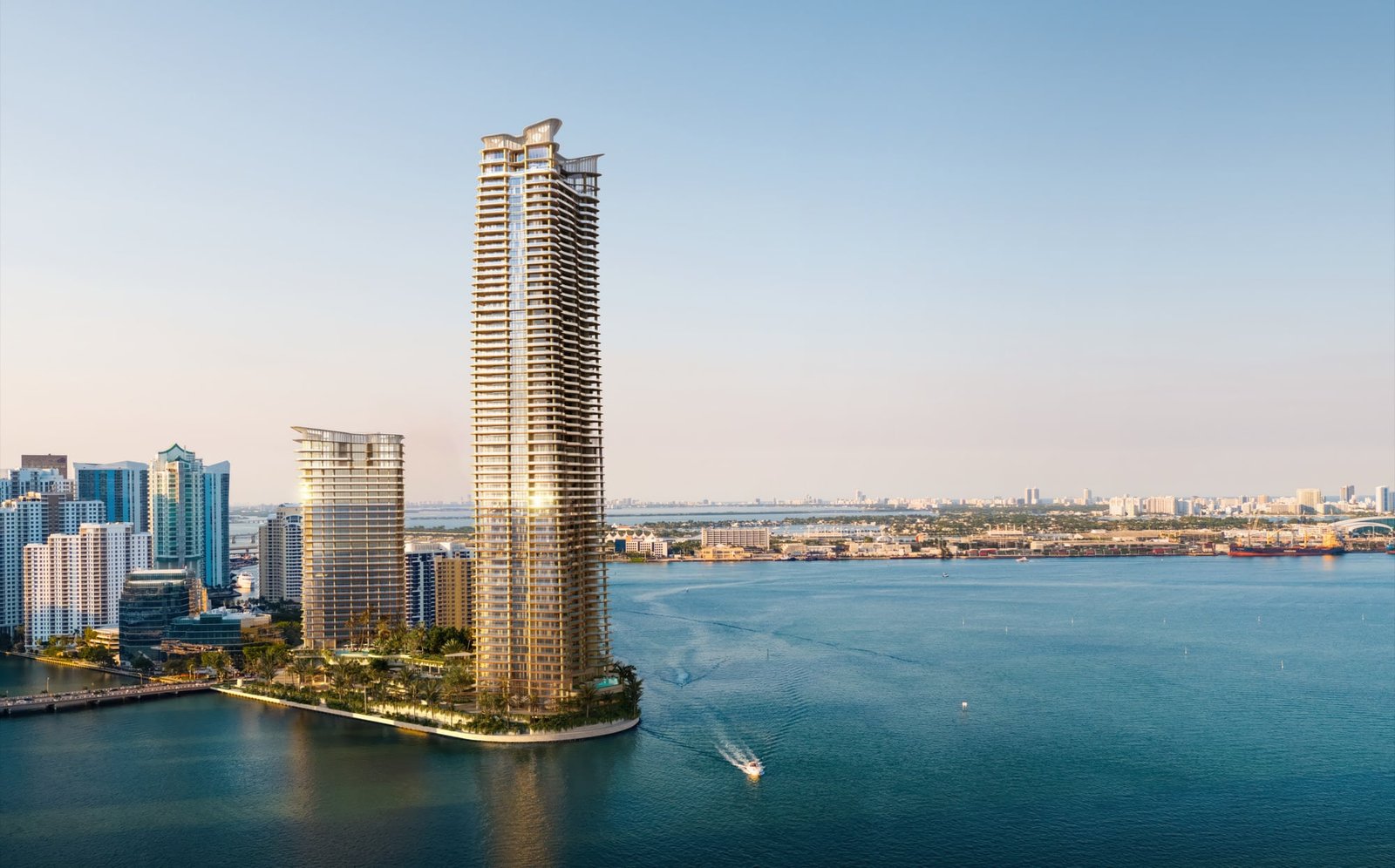 South and North Towers at Mandarin Oriental The Residences Miami